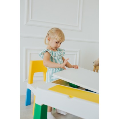 Дитячий багатофункціональний столик та стілець Poppet  5 в 1