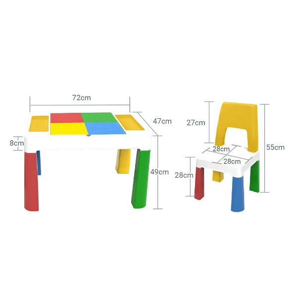 Детский многофункциональный столик и стульчик Poppet 5 в 1