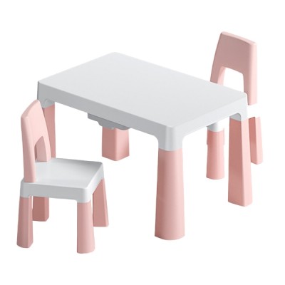 Багатофункціональний комплект столик і два стільчики Poppet Моно Пінк