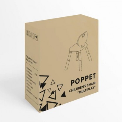 Детский стульчик POPPET «Мультивуд» Coral Rose