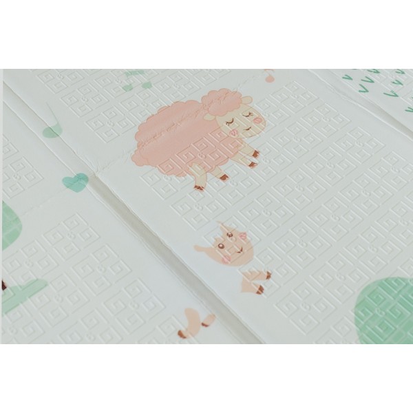  Двусторонний складной коврик Poppet - Тигренок в лесу и Молочная ферма