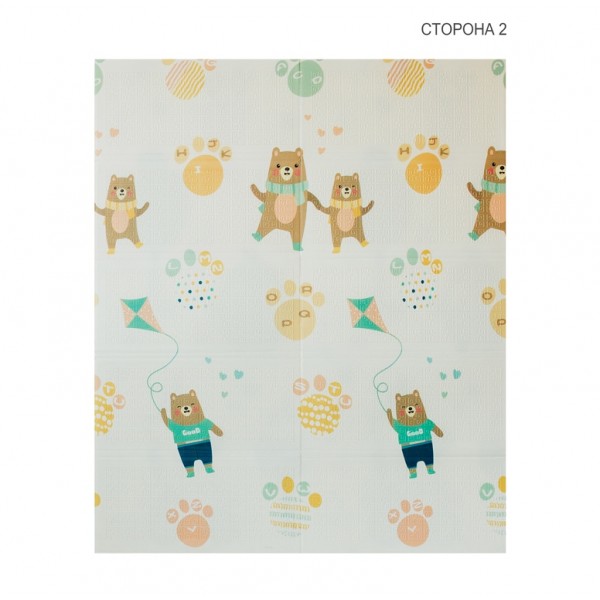 Двусторонний складной коврик Poppet Парк и Прогулка медвежат