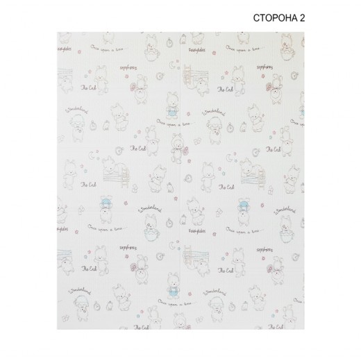 Двосторонній складний килимок "Пригоди ведмедиків та Танець панд"