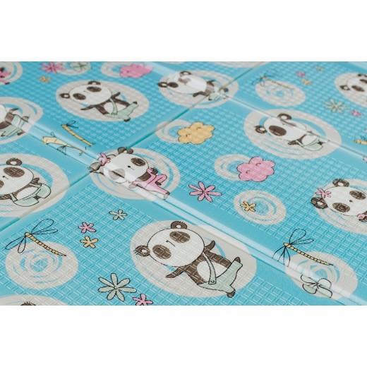 Двосторонній складний килимок "Пригоди ведмедиків та Танець панд"