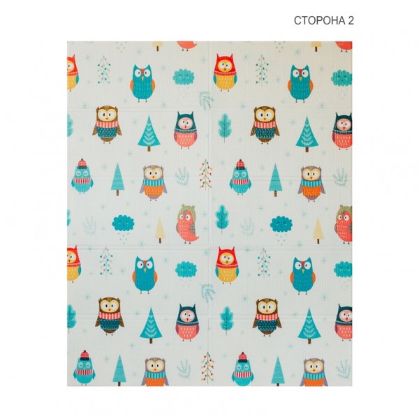 Двусторонний складной коврик Poppet Морской сезон и Зимние совушки
