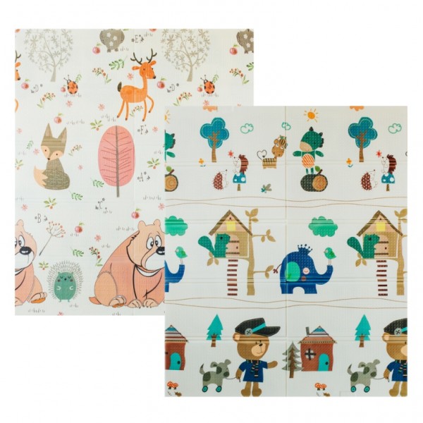  Двусторонний складной коврик POPPET Лесные жители и Добрые соседи