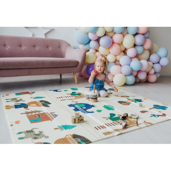  Двусторонний складной коврик POPPET Лесные жители и Добрые соседи