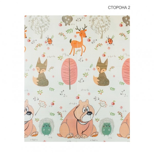  Двусторонний складной коврик POPPET Лесные жители и Добрые соседи