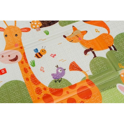  Двосторонній складаний килимок Весела жирафа та Загадковий ліс