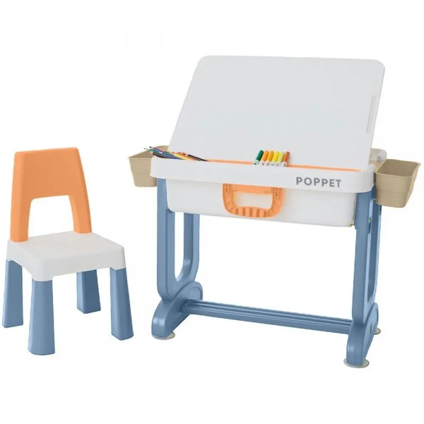 Детский многофункциональный столик со стулом Poppet "Трансформер Нью-Джерси 6 в 1"