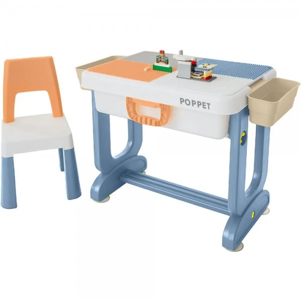 Детский многофункциональный столик со стулом Poppet "Трансформер Нью-Джерси 6 в 1"