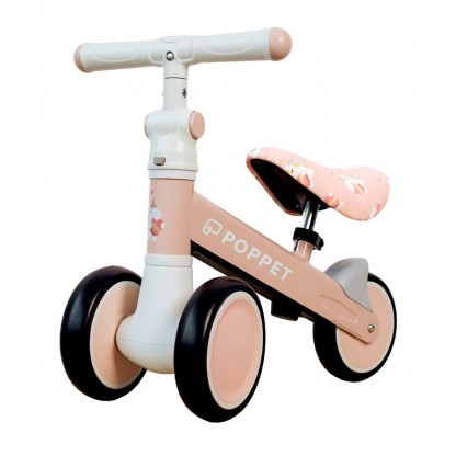 Детский трёхколёсный беговел Poppet «Единорог Кенди Джелли», розово-золотой