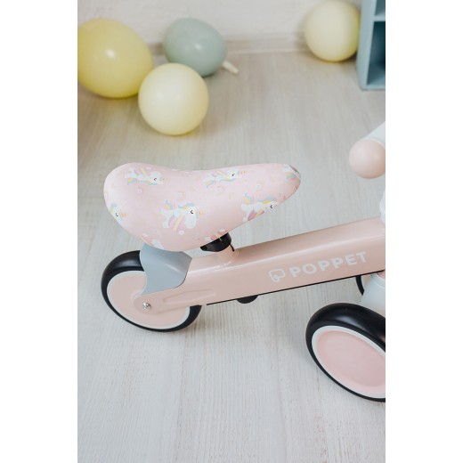 Детский трёхколёсный беговел Poppet «Единорог Кенди Джелли», розово-золотой