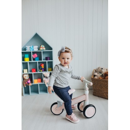 Детский трёхколёсный беговел Poppet «Единорог Кенди Джелли», розово-золотой