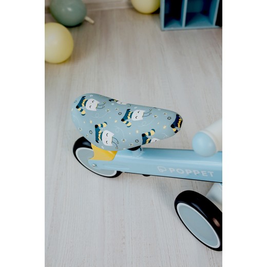 Дитячий триколісний біговел Poppet "Кіт Бджілка Хані", весняно-блакитний