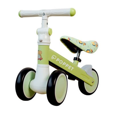 Дитячий триколісний біговел Poppet "Динозавр Спайкі Скейтс", світло-оливковий