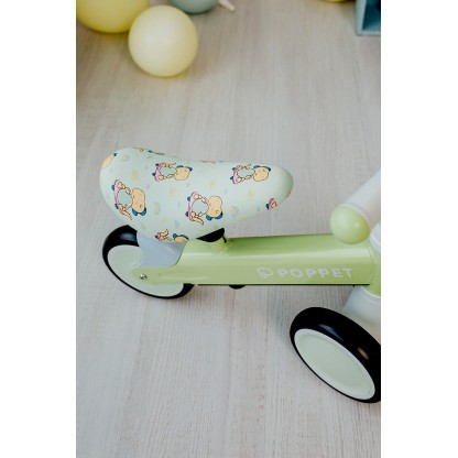 Дитячий триколісний біговел Poppet "Динозавр Спайкі Скейтс", світло-оливковий