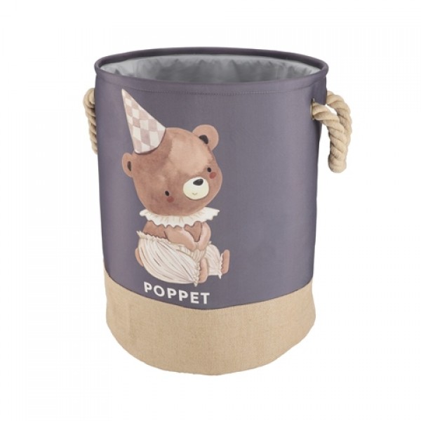 Корзина для хранения игрушек Poppet "Медвежёнок", 40х50 см