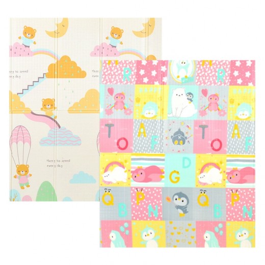 Двосторонній розвиваючий термокилимок POPPET "Стікери і Казковий політ"