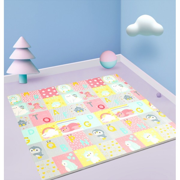  Двусторонний развивающий термоковрик POPPET "Стикеры и Сказочный полёт"