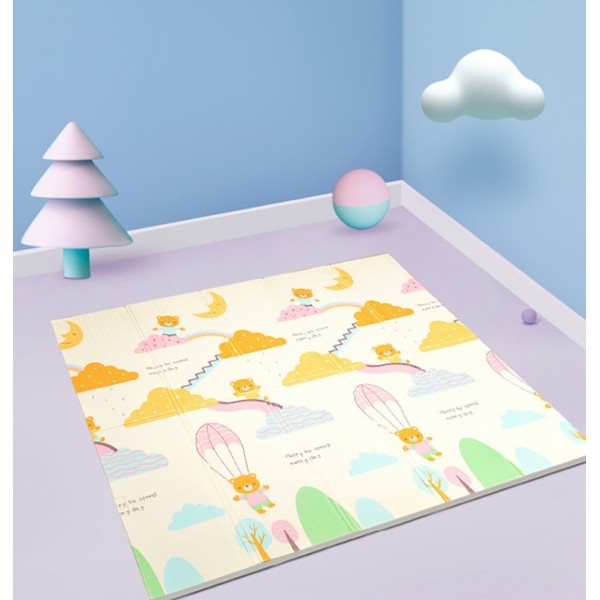  Двусторонний развивающий термоковрик POPPET "Стикеры и Сказочный полёт"