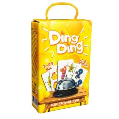 Настільна гра Strateg Ding ding гра укр. (30324)