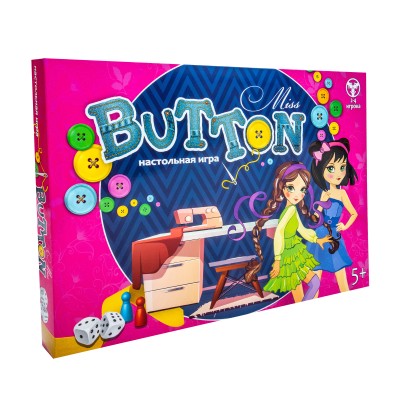 Настільна гра Strateg Miss Button маршрутна рос. (30355)