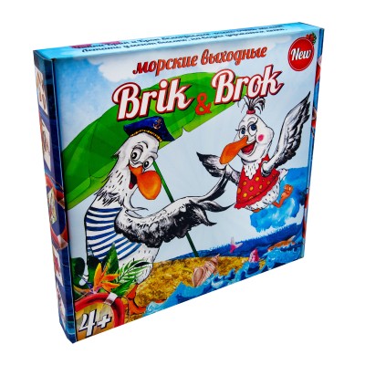 Настільна гра Strateg Морські вихідні Brik and Brok рос. (30202)