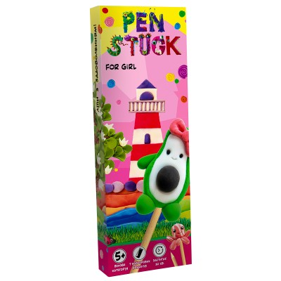 Набір для творчості Strateg Pen Stuck for girl укр. (30763)