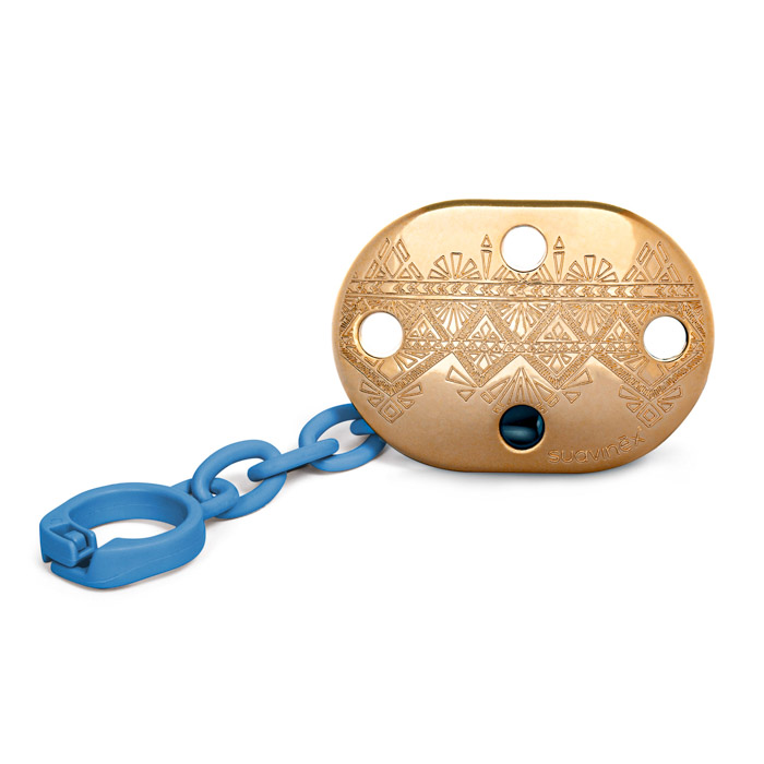 Кліпса для пустушок Suavinex, Couture синя