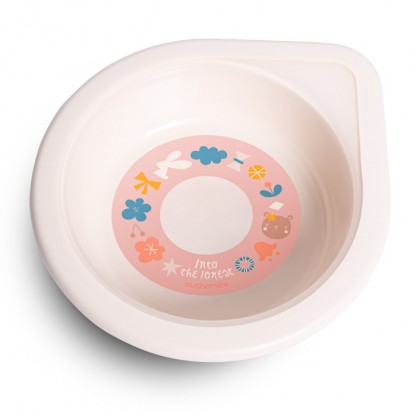Набор посуды для кормления Suavinex Лесные истории, розовый