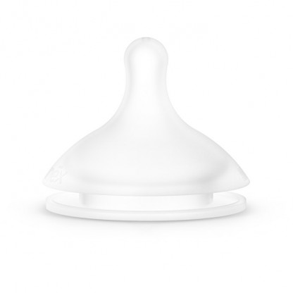 Набор силиконовых физиологических сосок Suavinex, медленный поток (2 шт)