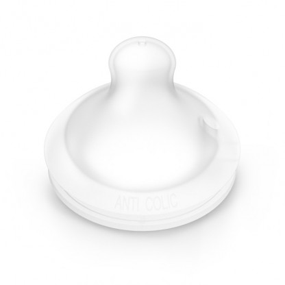 Набор силиконовых физиологических сосок Suavinex, медленный поток (2 шт)