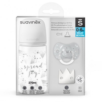 Подарунковий набір Suavinex Чарівні історії сріблястий