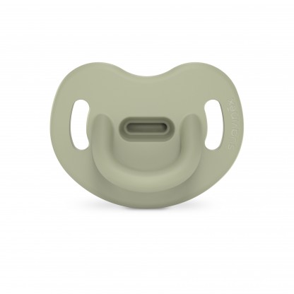 Пустушка силіконова анатомічна Suavinex Colour Essence, 6–18 міс, зелена