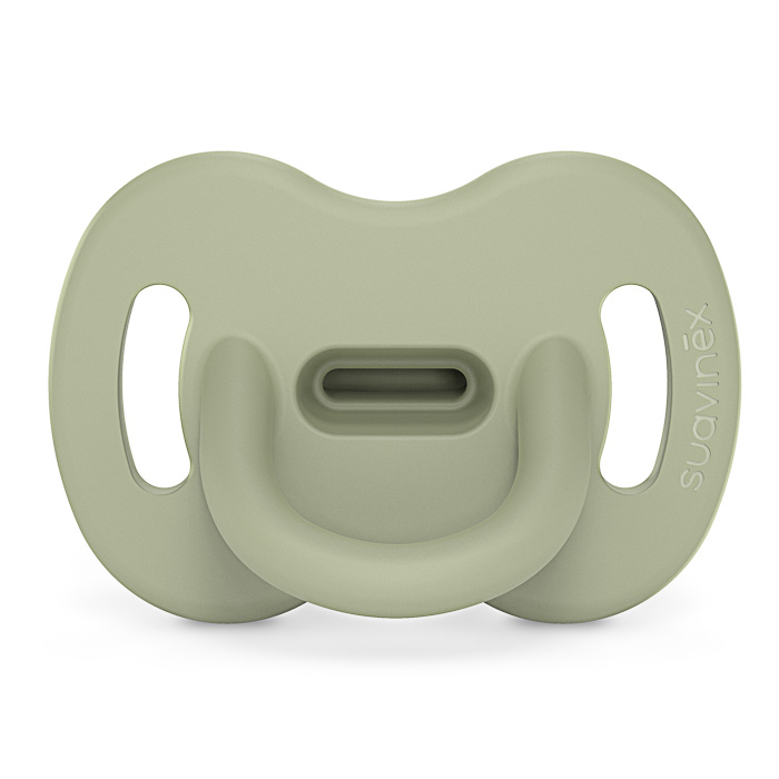 Силіконова фізіологічна пустушка Suavinex Colour Essence 0-6 місяців, зелена