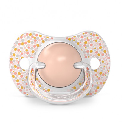 Набір фізіологічних пустушок Suavinex Dreams, 6–18 місяців, нюдовий (2 шт)