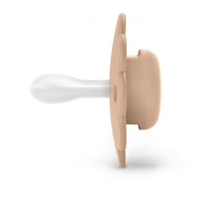 Пустушка фізіологічна Suavinex Wonder, 6–18 міс, бежева