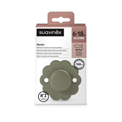 Пустушка фізіологічна Suavinex Wonder, 6–18 міс