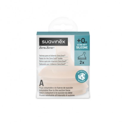 Соска антиколиковая Suavinex ZERO.ZERO, адаптивный поток, 0+