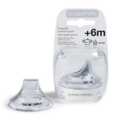 Соска силіконова з носиком Suavinex, від 6 місяців