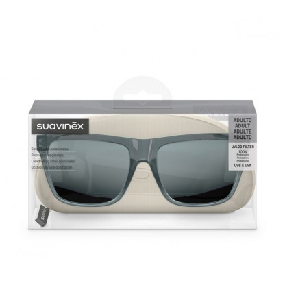 Дитячі окуляри Suavinex ADULT, напівкругла форма, графітові