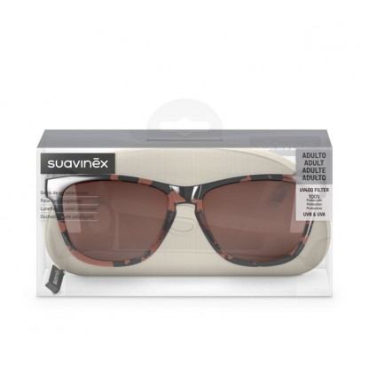 Дитячі окуляри Suavinex ADULT, напівкругла форма, коричневі