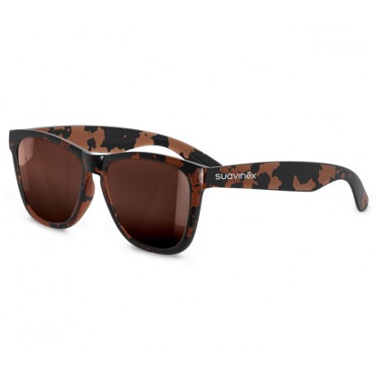 Дитячі окуляри Suavinex ADULT, напівкругла форма, коричневі