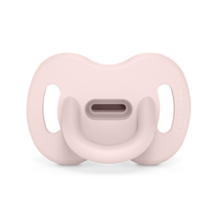Пустушка силіконова фізіологічна Suavinex Colour Essence, 0–6 міс, світло-рожева