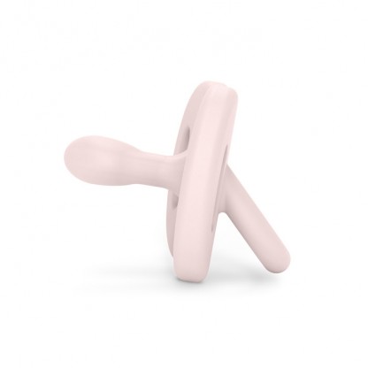 Пустышка силиконовая физиологическая Suavinex Colour Essence, 0–6 мес, светло-розовая