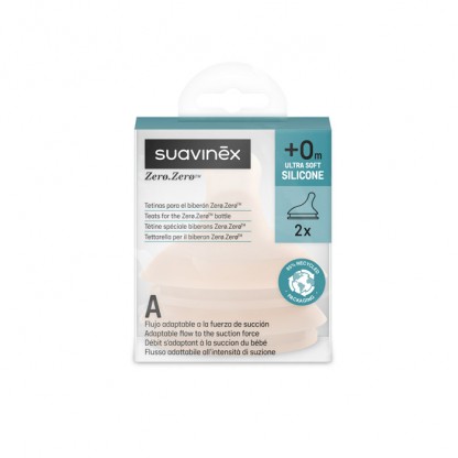 Соска антиколікова Suavinex ZERO.ZERO, адаптивний потік, від народження