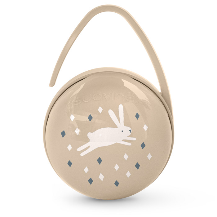 Футляр для пустышки Suavinex Wonderland, бежевый Футляр для пустышки Suavinex Wonderland, бежевый