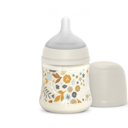 Пляшечка Suavinex Wonderland, 150 мл, повільний потік, біла