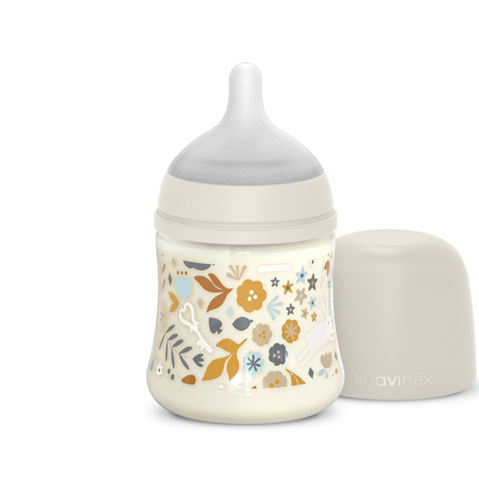 Пляшечка Suavinex Wonderland, 150 мл, повільний потік, біла